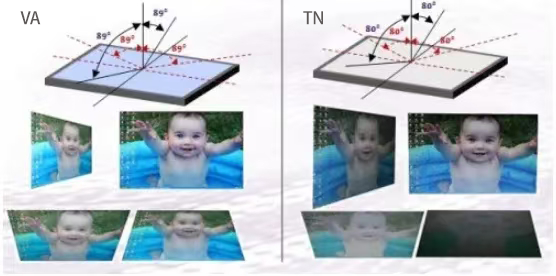 VA vs TN 效果 VA vs TN 效果