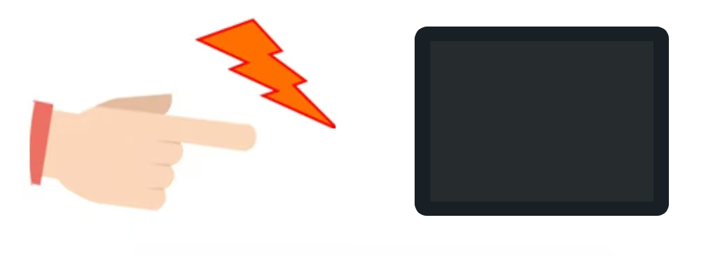 手指触摸静电 手指触摸静电