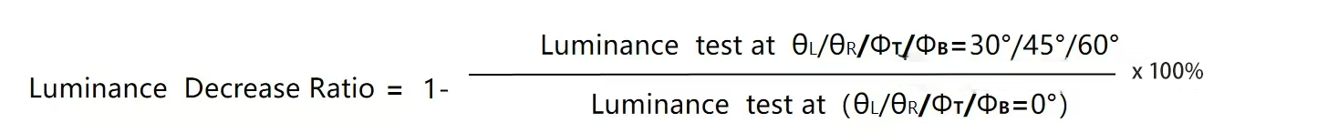 亮度衰减率 亮度衰减率