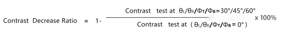 对比度衰减率计算公式